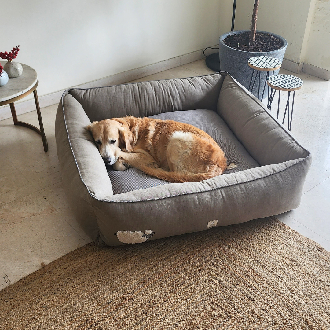 Lage dog beds | Large dog beds with removable covers Dubai